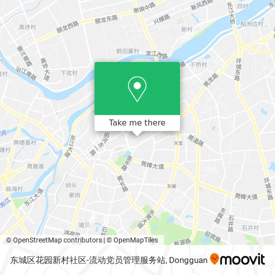 东城区花园新村社区-流动党员管理服务站 map