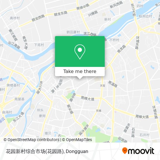 花园新村综合市场(花园路) map