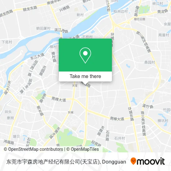 东莞市宇森房地产经纪有限公司(天宝店) map