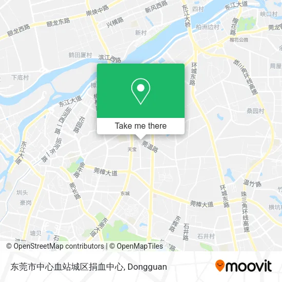 东莞市中心血站城区捐血中心 map