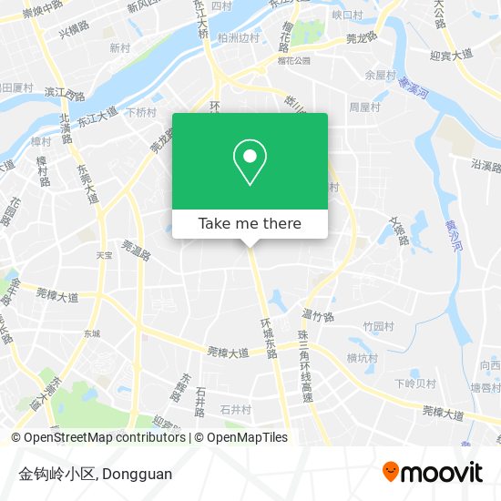 金钩岭小区 map