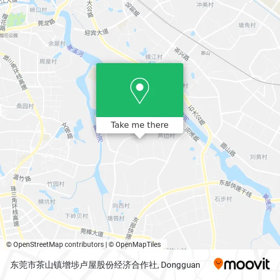 东莞市茶山镇增埗卢屋股份经济合作社 map