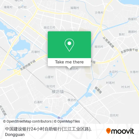 中国建设银行24小时自助银行(三江工业区路) map