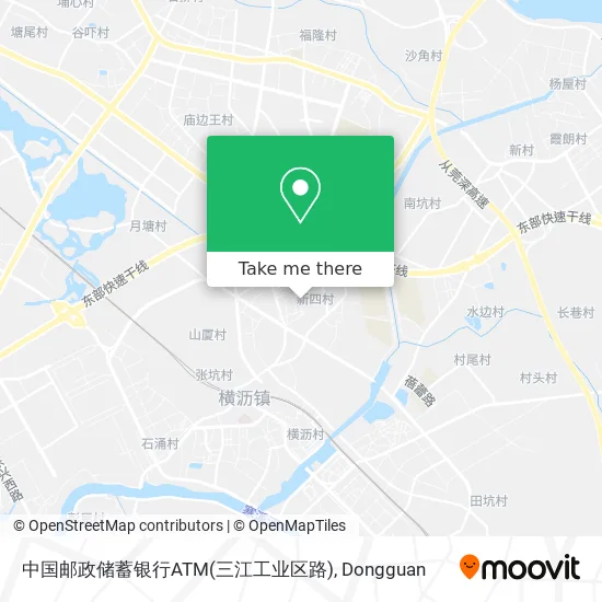 中国邮政储蓄银行ATM(三江工业区路) map