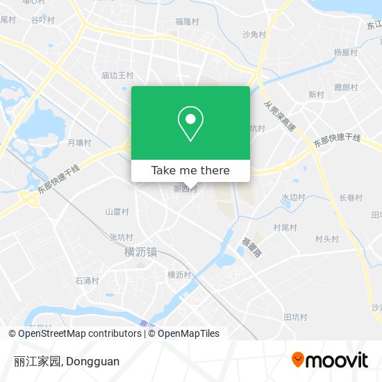 丽江家园 map