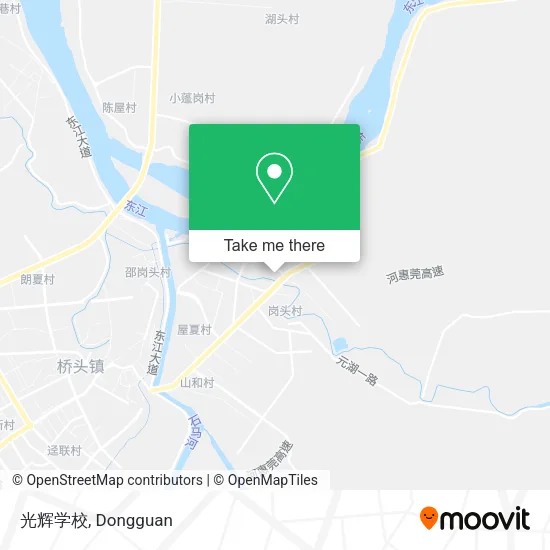 光辉学校 map