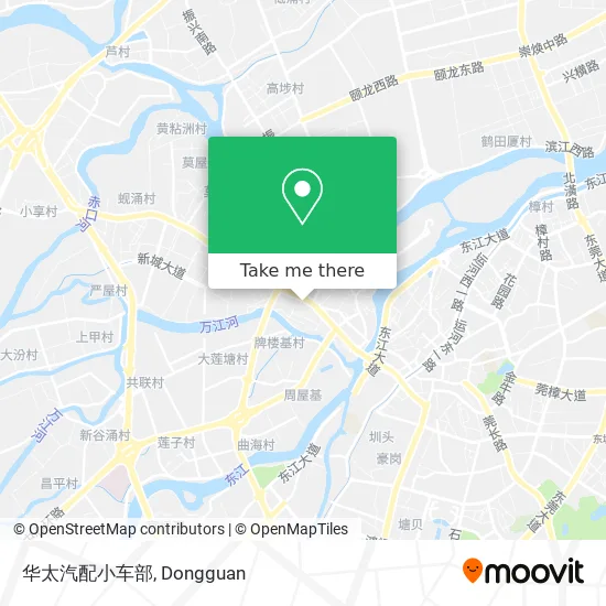 华太汽配小车部 map