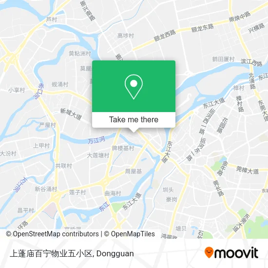 上蓬庙百宁物业五小区 map