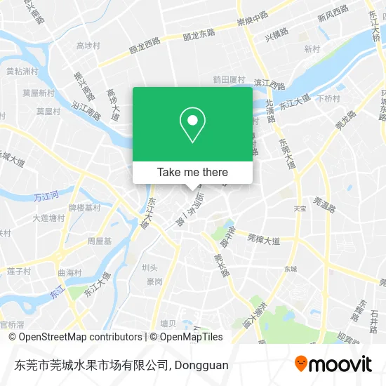 东莞市莞城水果市场有限公司 map