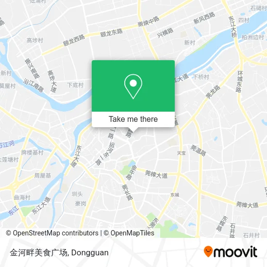 金河畔美食广场 map