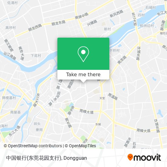 中国银行(东莞花园支行) map
