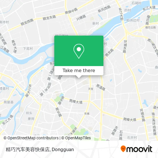 精巧汽车美容快保店 map