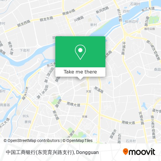 中国工商银行(东莞育兴路支行) map