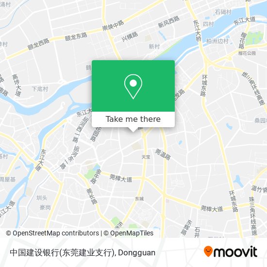 中国建设银行(东莞建业支行) map
