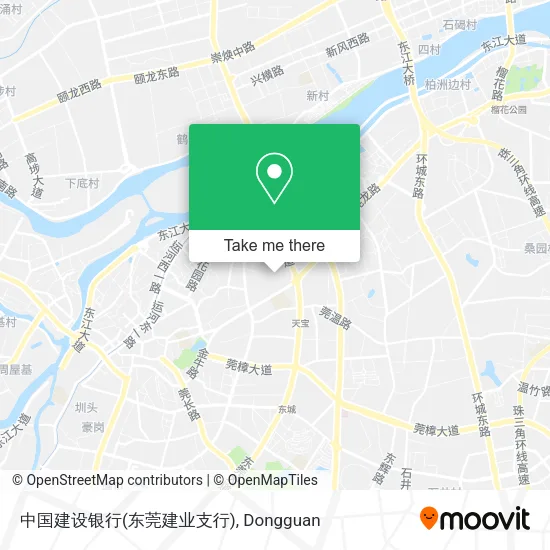 中国建设银行(东莞建业支行) map