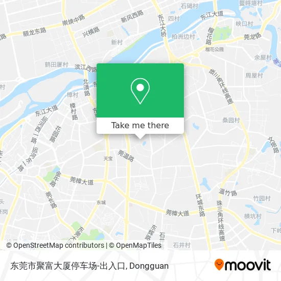 东莞市聚富大厦停车场-出入口 map