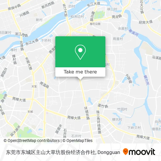东莞市东城区主山大草坊股份经济合作社 map