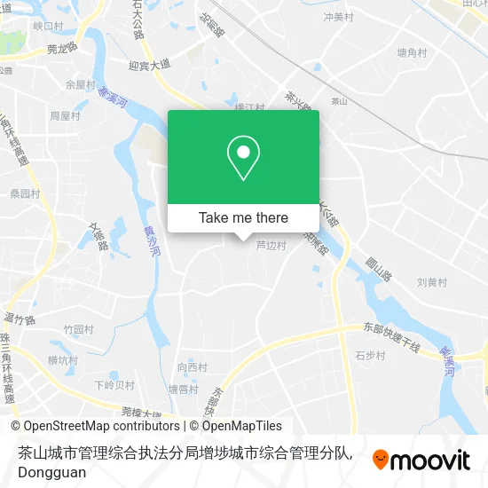 茶山城市管理综合执法分局增埗城市综合管理分队 map