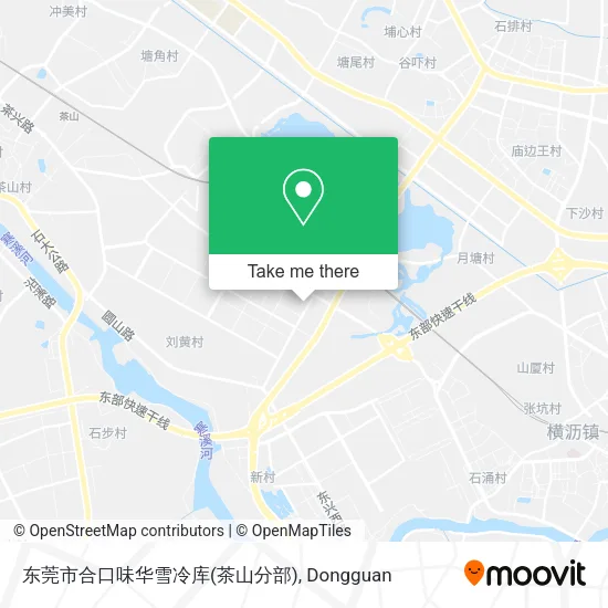 东莞市合口味华雪冷库(茶山分部) map