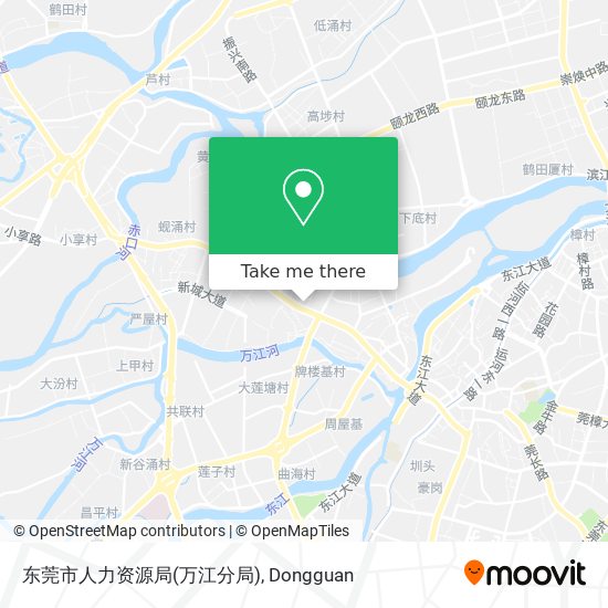 东莞市人力资源局(万江分局) map