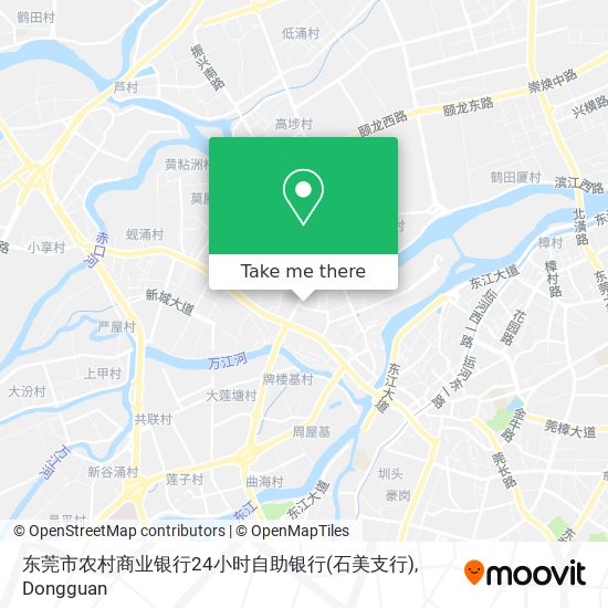 东莞市农村商业银行24小时自助银行(石美支行) map
