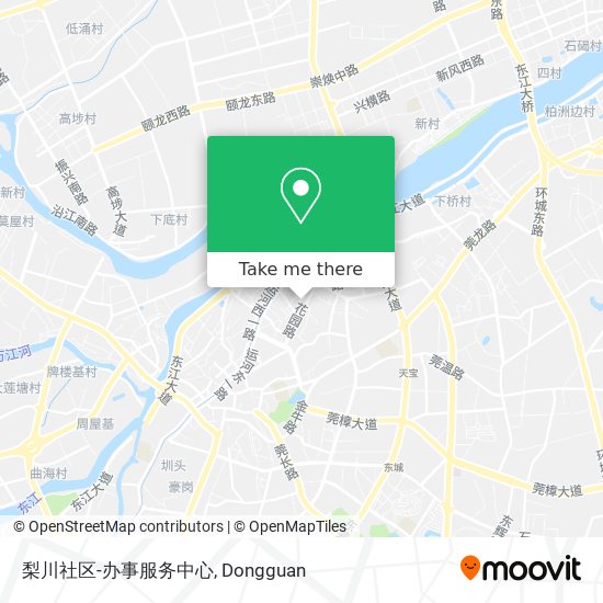 梨川社区-办事服务中心 map