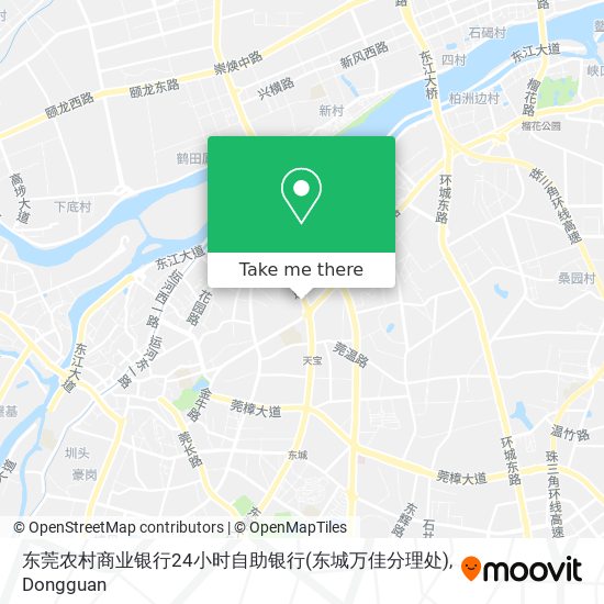 东莞农村商业银行24小时自助银行(东城万佳分理处) map