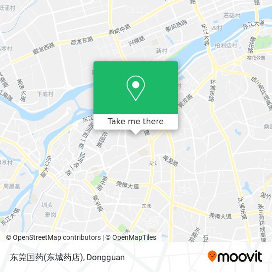 东莞国药(东城药店) map