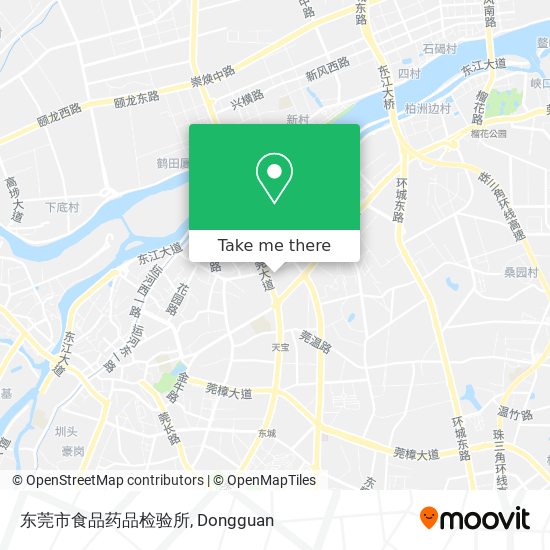 东莞市食品药品检验所 map