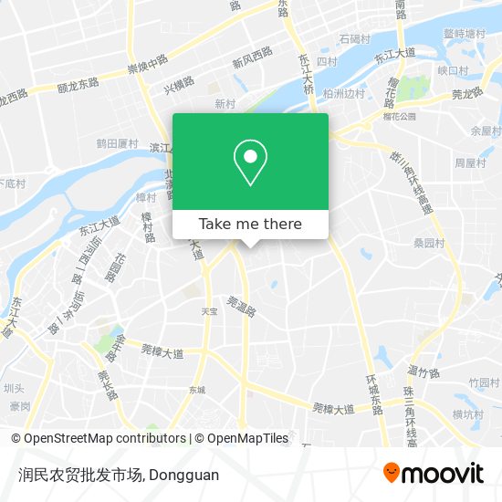 润民农贸批发市场 map