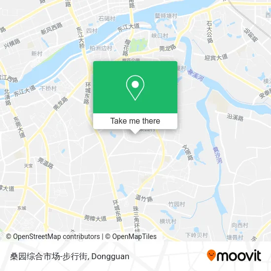 桑园综合市场-步行街 map
