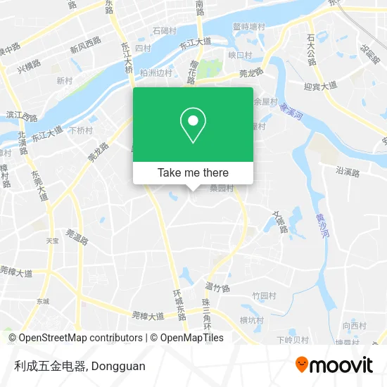 利成五金电器 map
