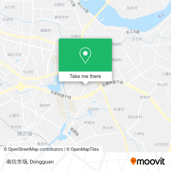 南坑市场 map