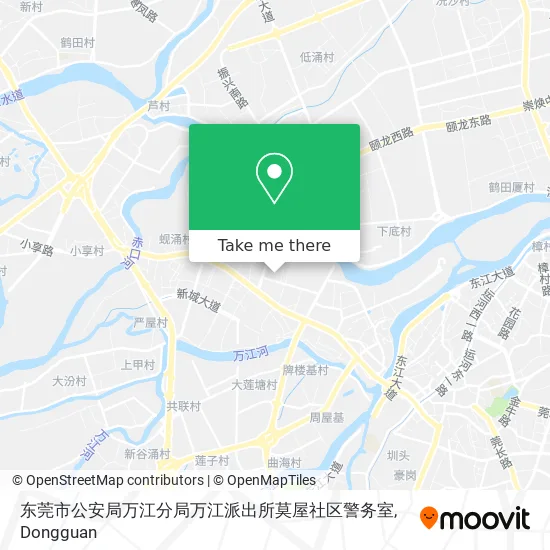 东莞市公安局万江分局万江派出所莫屋社区警务室 map