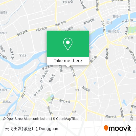 云飞美发(诚意店) map