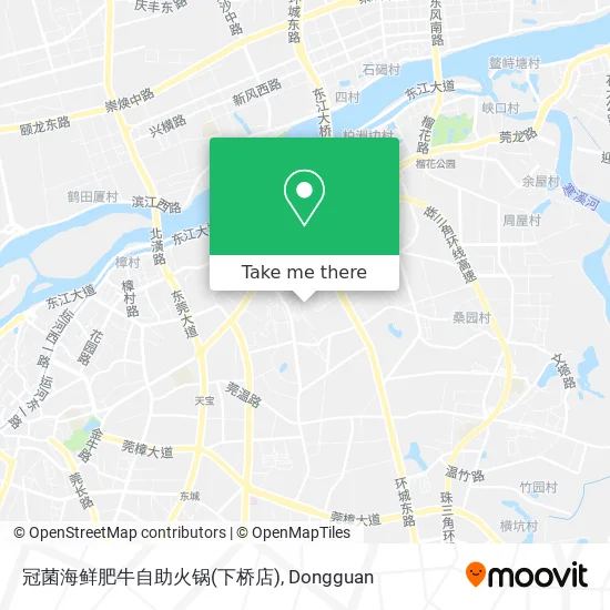 冠菌海鲜肥牛自助火锅(下桥店) map