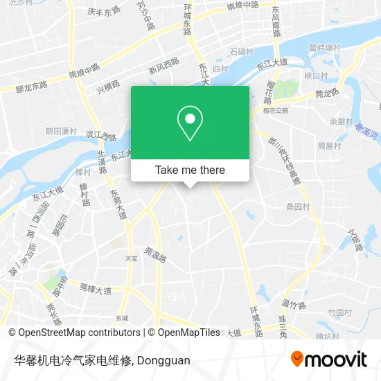 华馨机电冷气家电维修 map