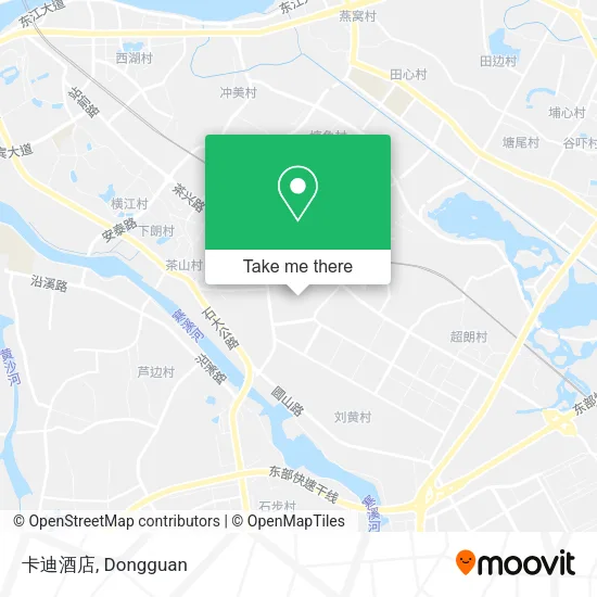 卡迪酒店 map