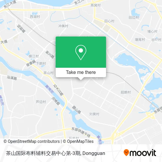 茶山国际布料辅料交易中心第-3期 map