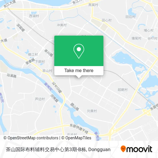 茶山国际布料辅料交易中心第3期-B栋 map