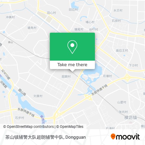 茶山镇辅警大队超朗辅警中队 map