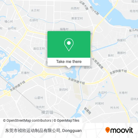 东莞市祯欣运动制品有限公司 map