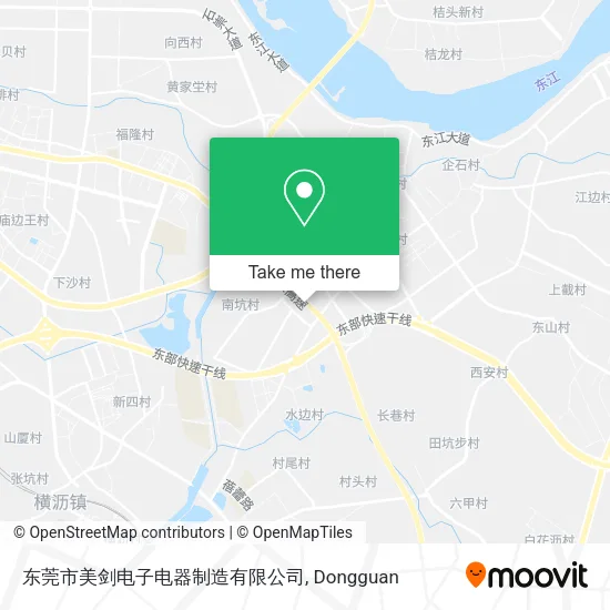 东莞市美剑电子电器制造有限公司 map