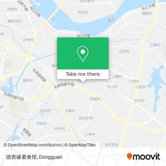 德善缘素食馆 map