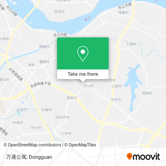 万通公寓 map