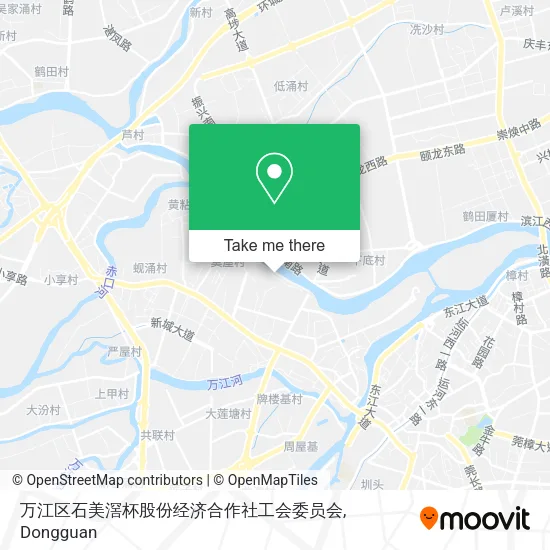 万江区石美滘杯股份经济合作社工会委员会 map