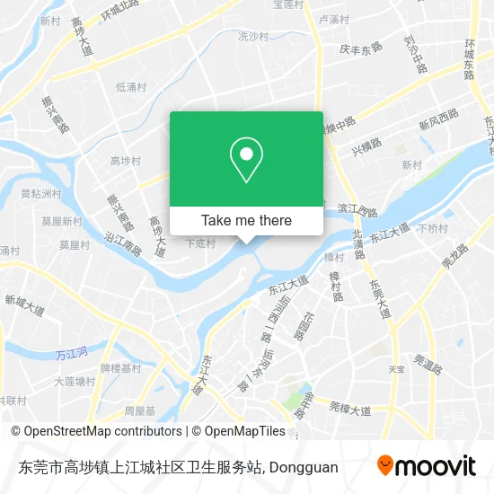 东莞市高埗镇上江城社区卫生服务站 map