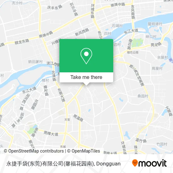 永捷手袋(东莞)有限公司(馨福花园南) map