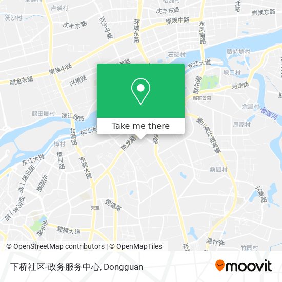 下桥社区-政务服务中心 map