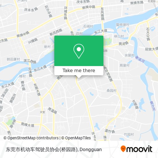东莞市机动车驾驶员协会(桥园路) map